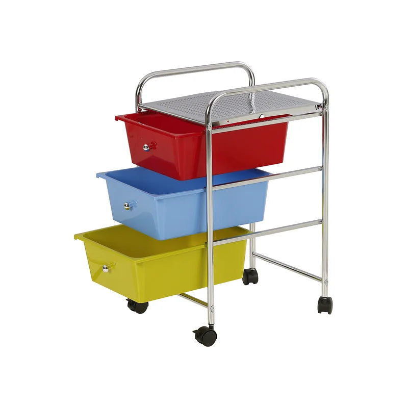 3 Drawer Trolley Storage Drawer