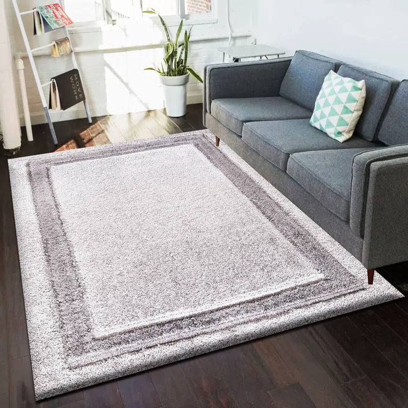 Yettem Solid Colour Shag Area Rug