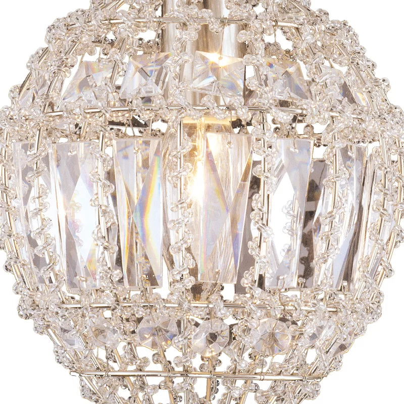 1-Light Crystal Pendant