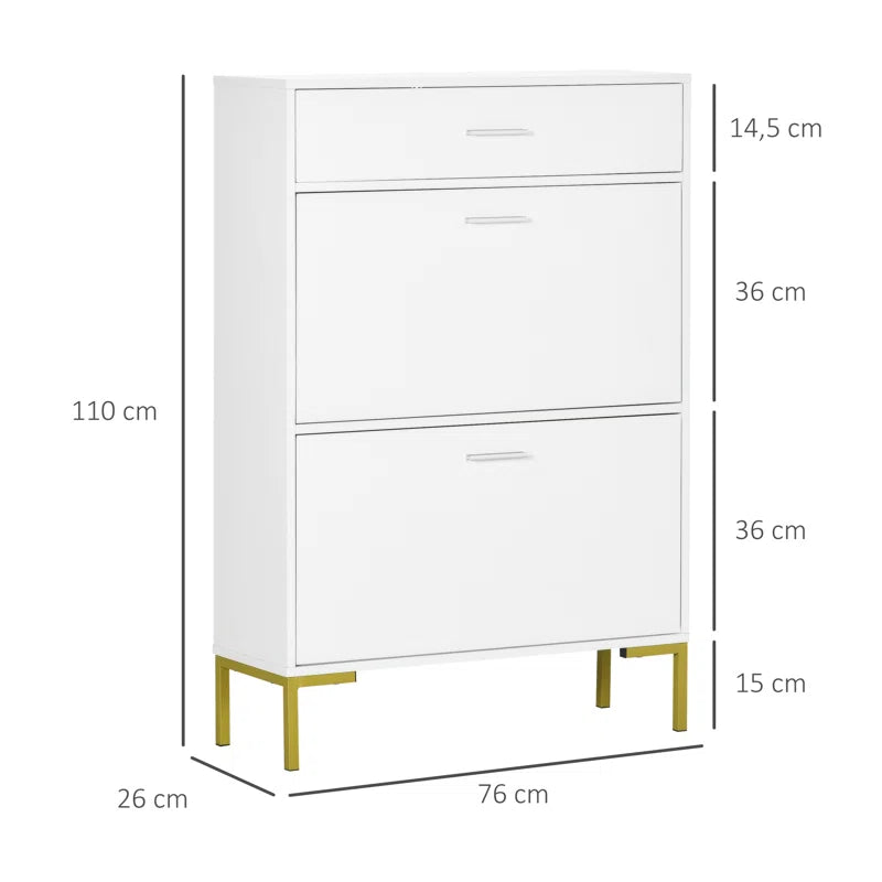 12 Pair Shoe Storage Cabinet