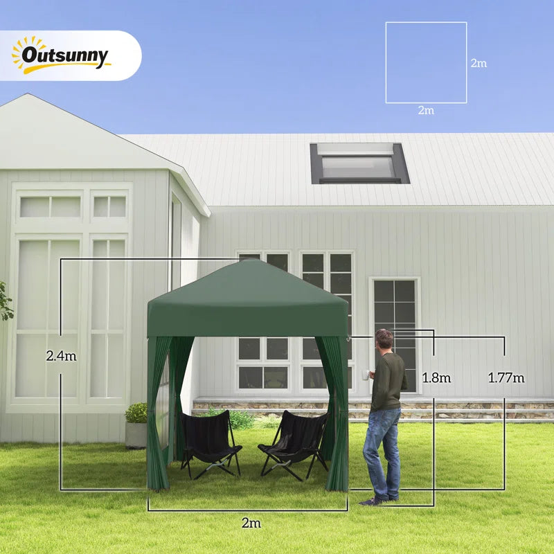 2M X 2M Steel Pop-Up Gazebo