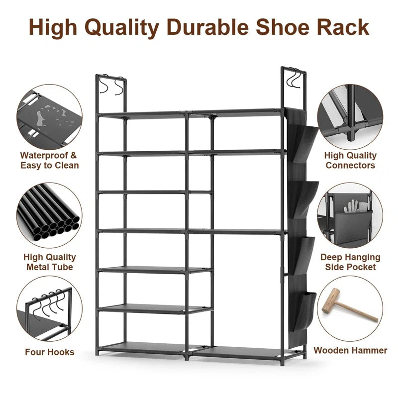 24 Pair Shoe Rack