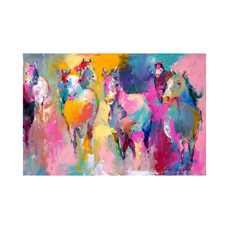 Wild by Richard Wallich - Painting on Canvas