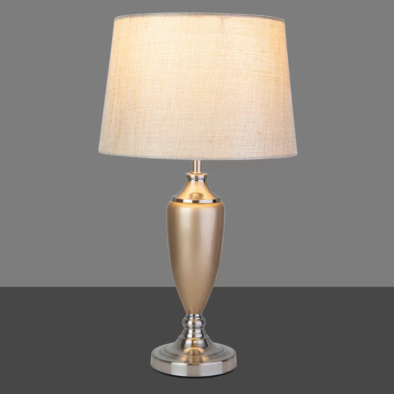 Zellner 53Cm Classic Gold Silver Table Lamp