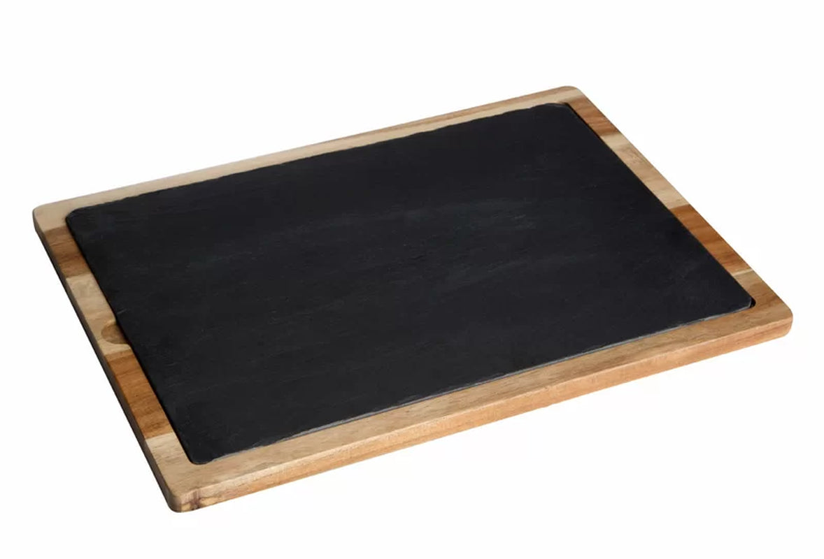 Wood and Slate Serving Platter