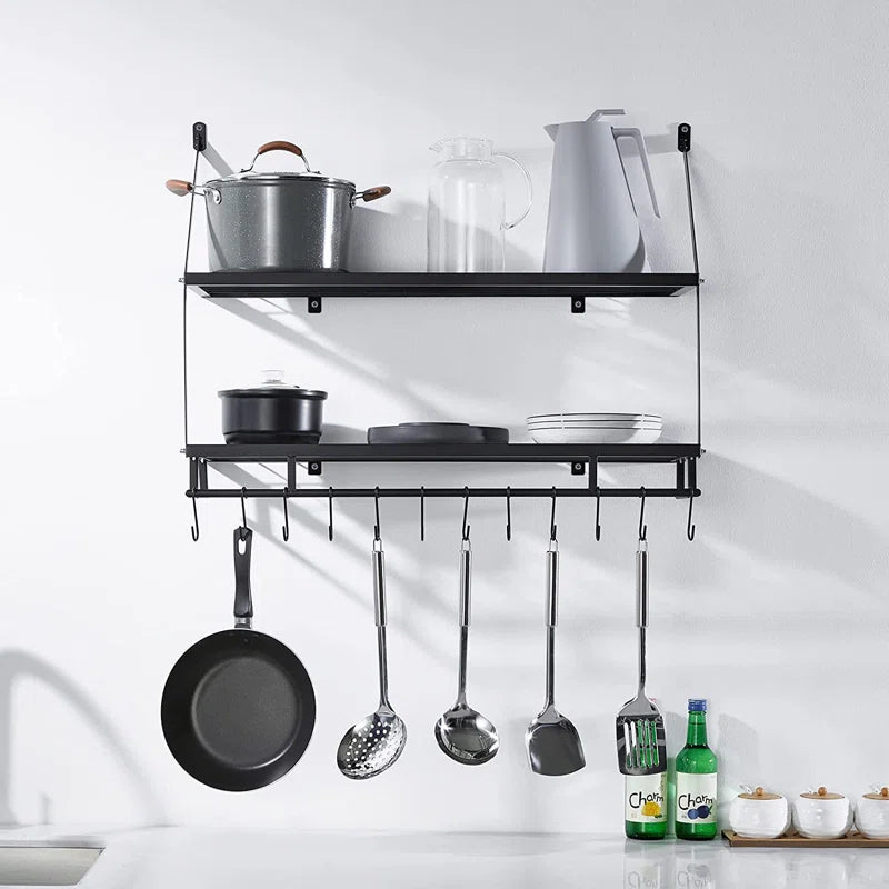 Wall Mounted Pot Rack