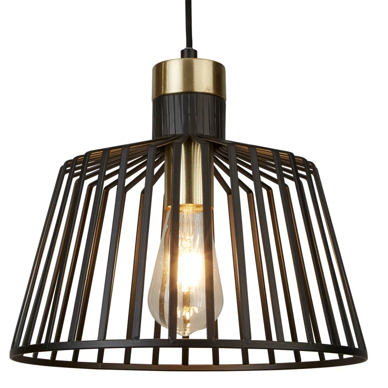 Villegas 1 - Light Black Geometric Pendant