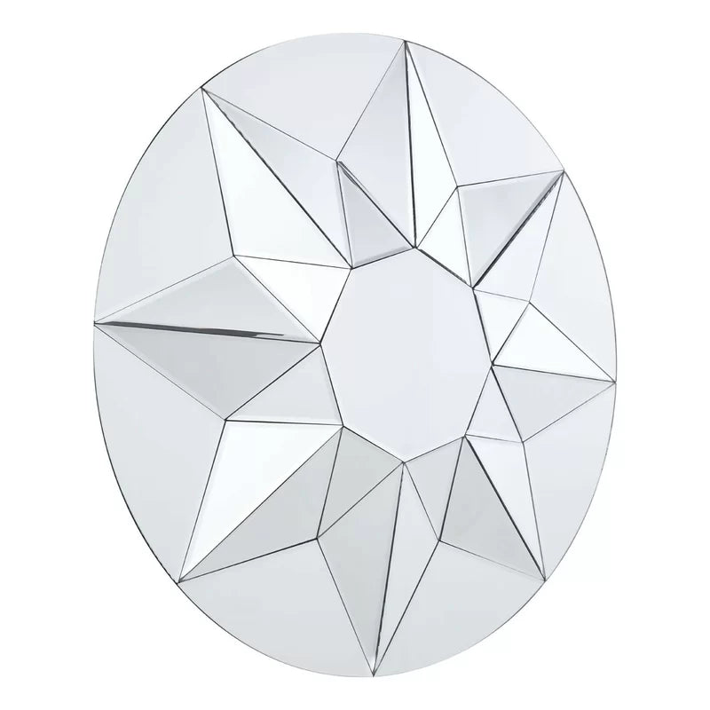 Wanda 3D Shape round Wall Accent Mirror