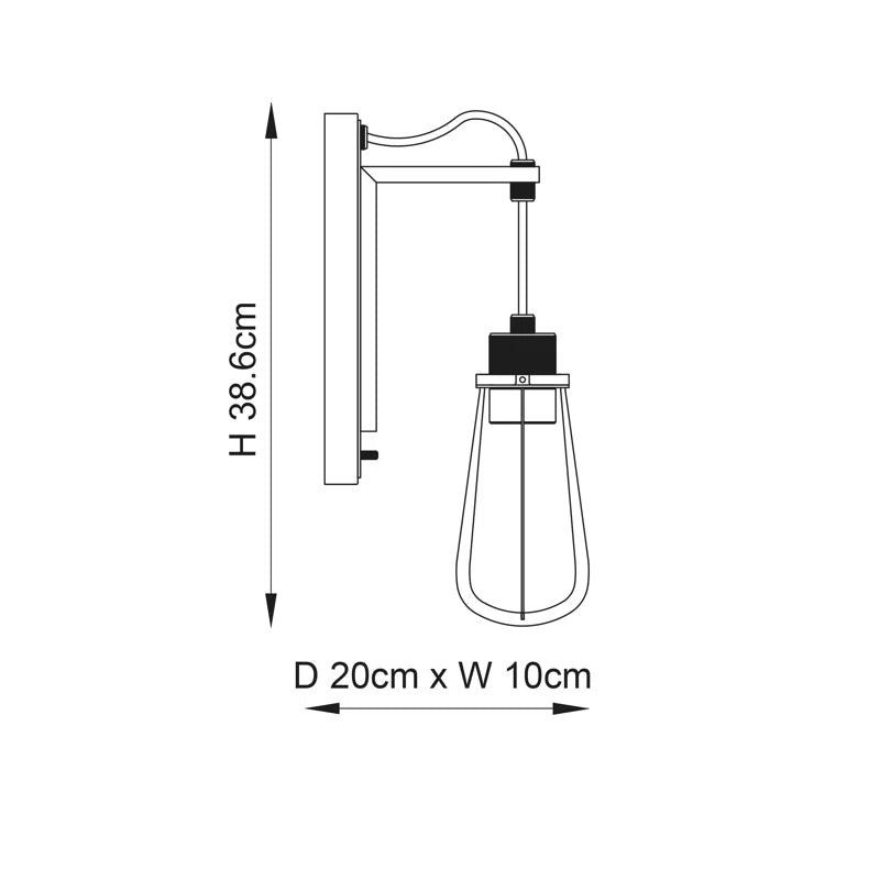 Waddell Steel Armed Sconce