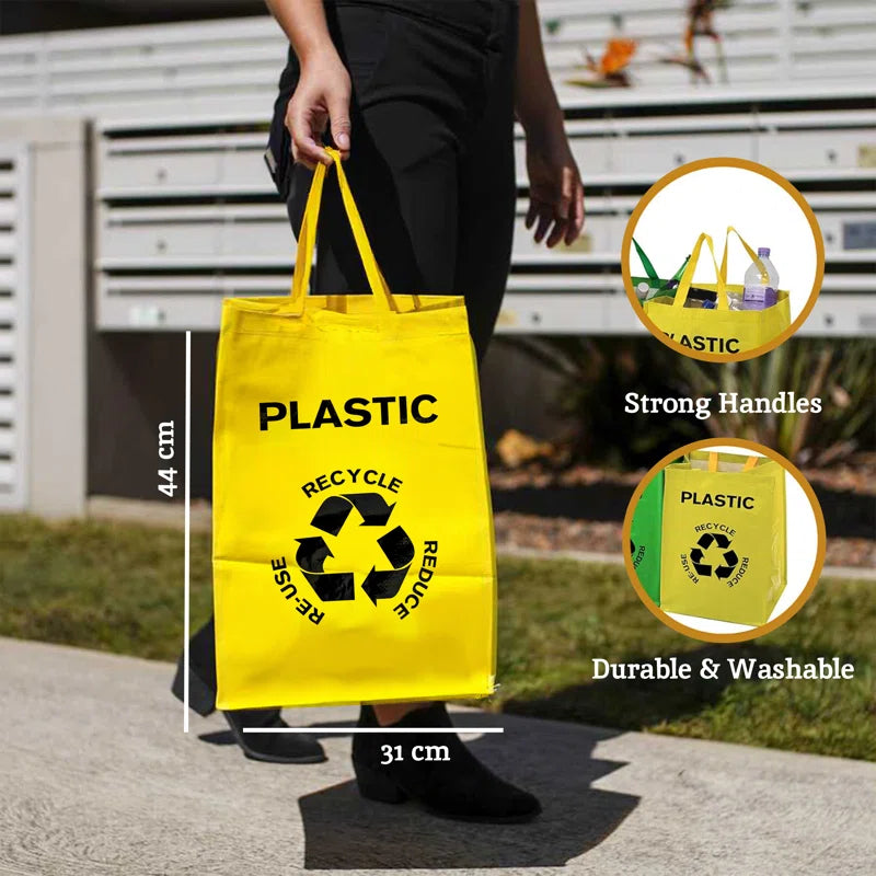 3 Piece Recycling Bag Set