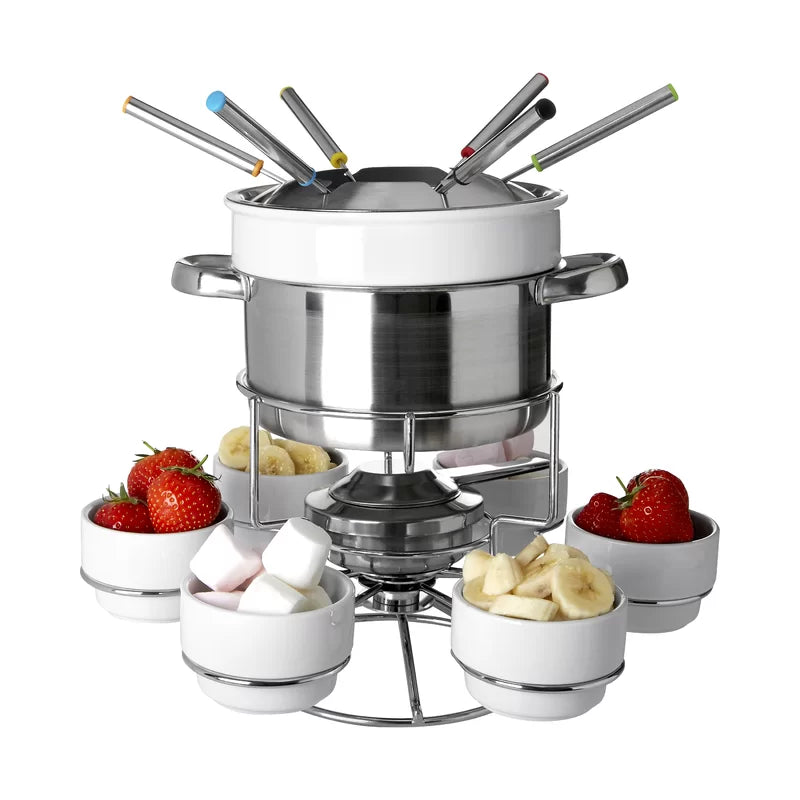 2 L Stainless Steel Fondue Set