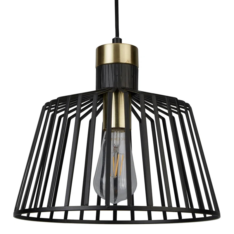 Villegas 1 - Light Black Geometric Pendant