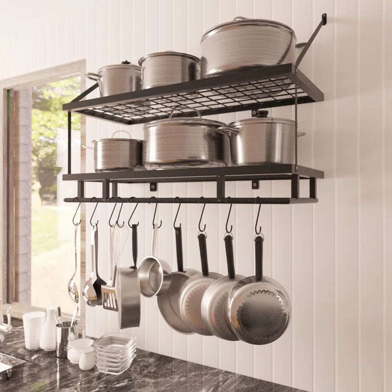 Wall Mounted Pot Rack