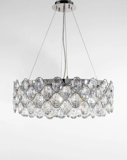 12-Light Crystal Chandelier