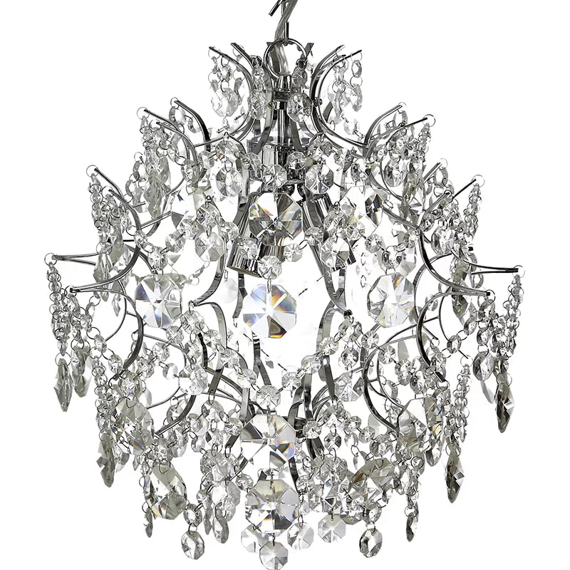 3-Light Crystal Chandelier