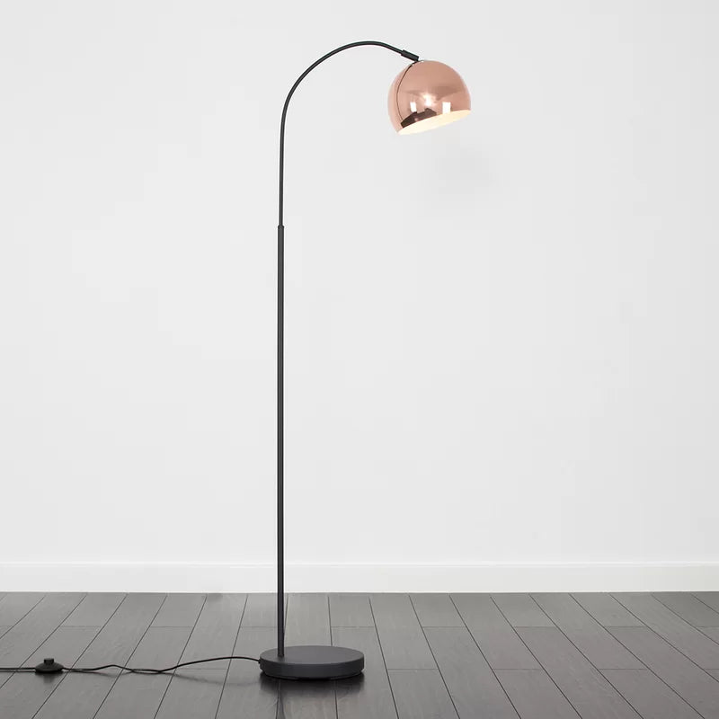 Webb 150Cm Dark Grey Arched Floor Lamp