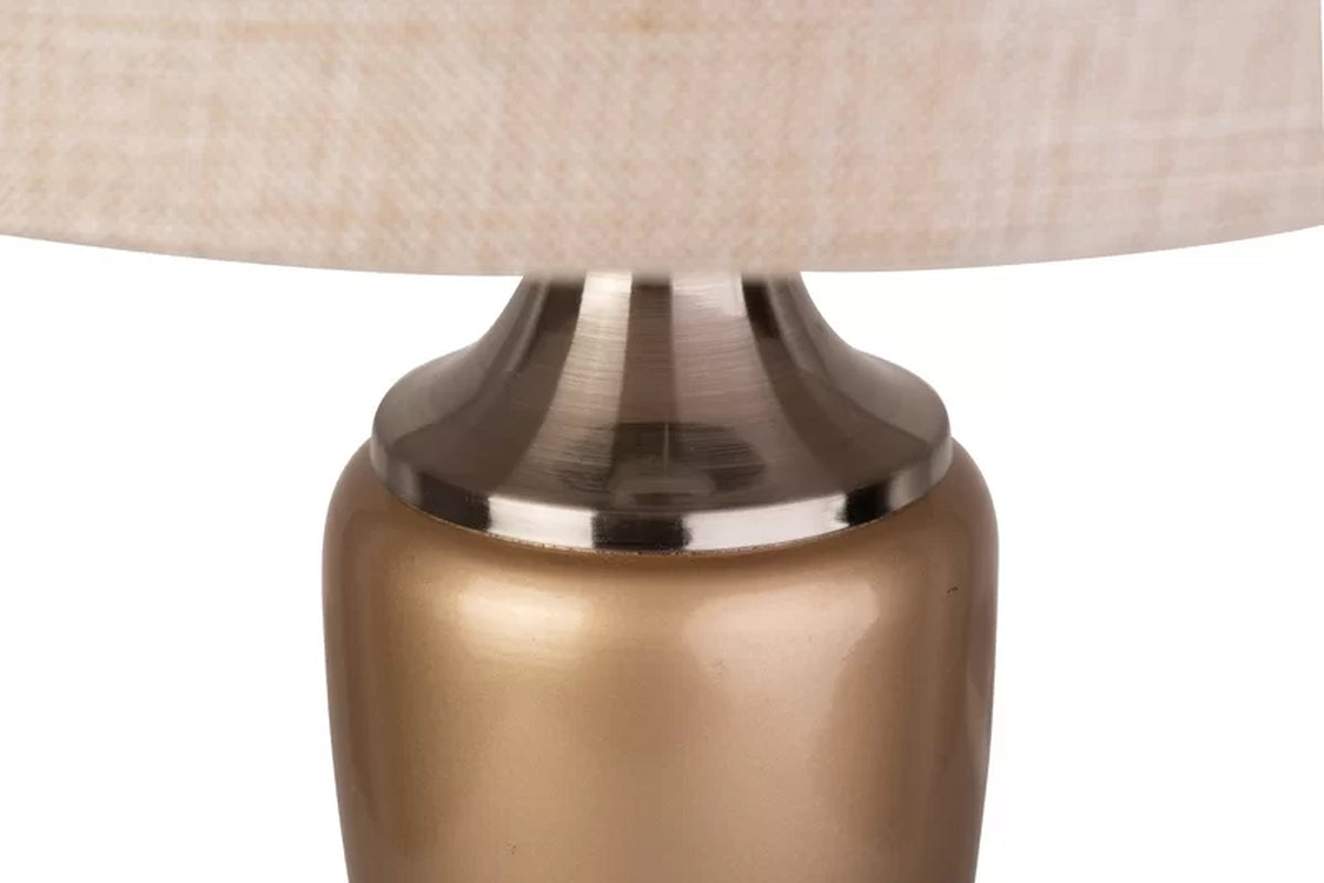 Zellner 53Cm Classic Gold Silver Table Lamp