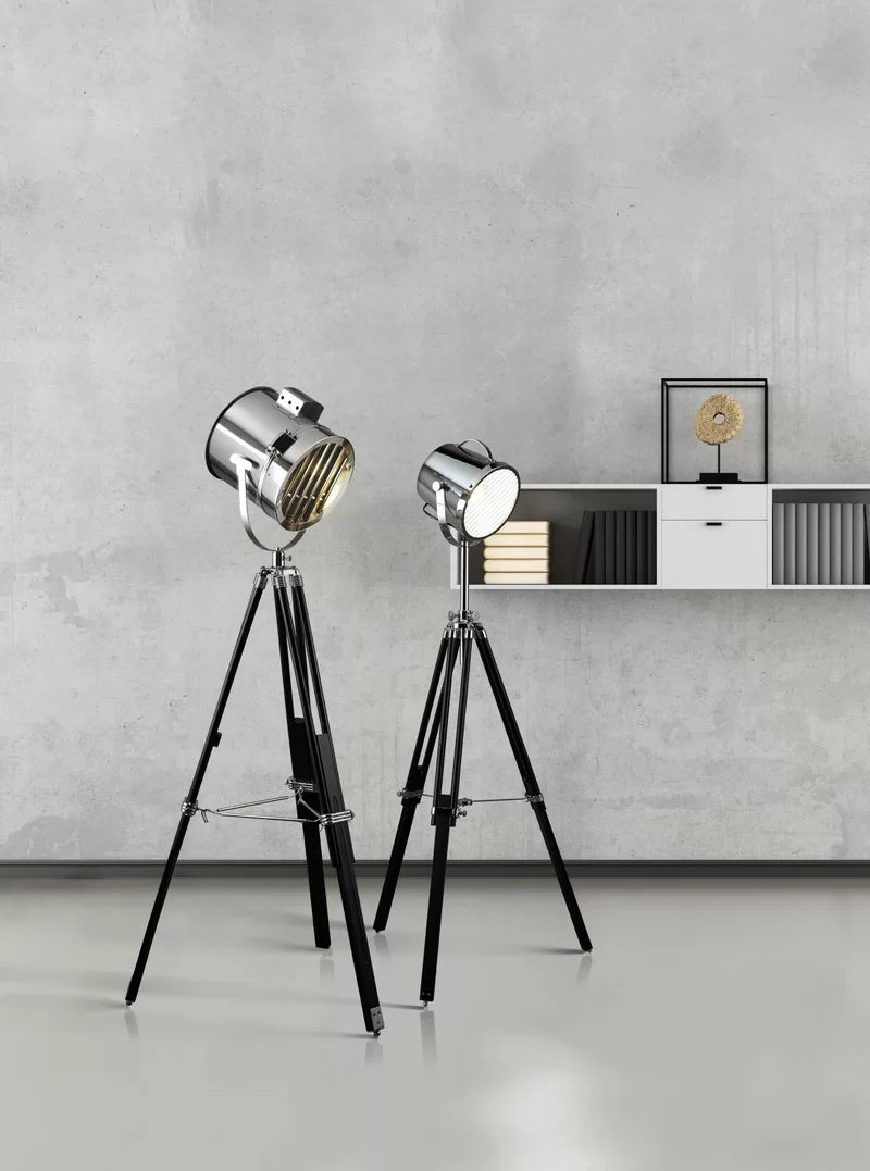 150Cm Black Tripod Floor Lamp