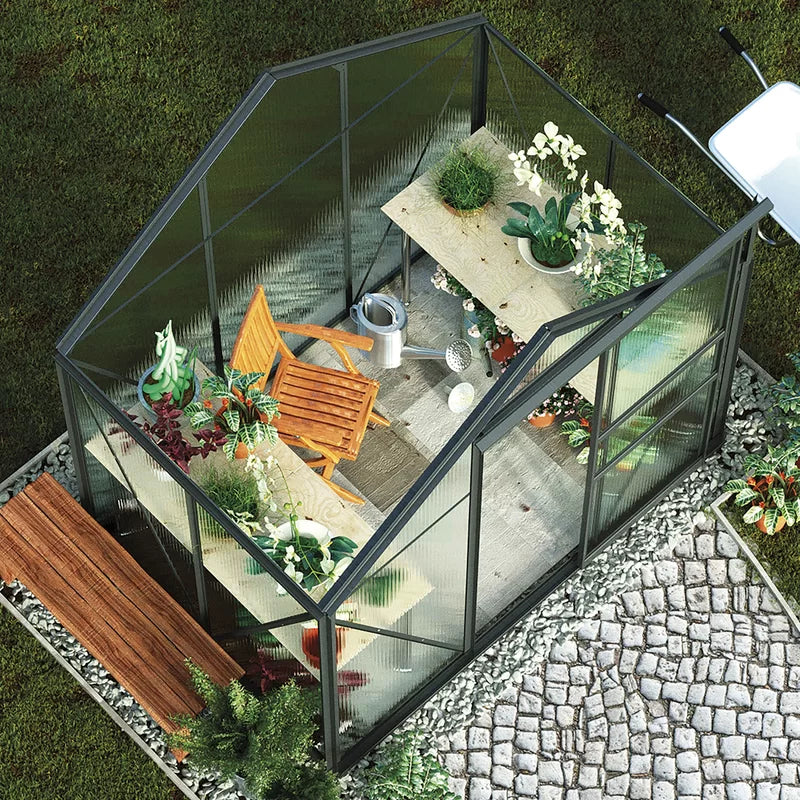 Wysocki 6 Ft W X 4 Ft D Greenhouse