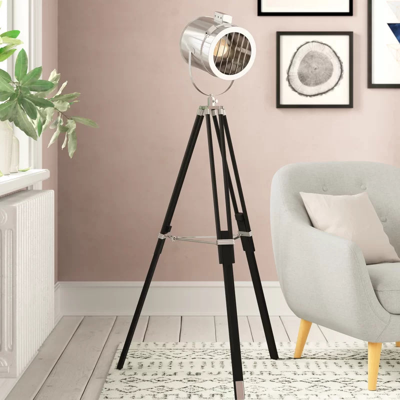 150Cm Black Tripod Floor Lamp