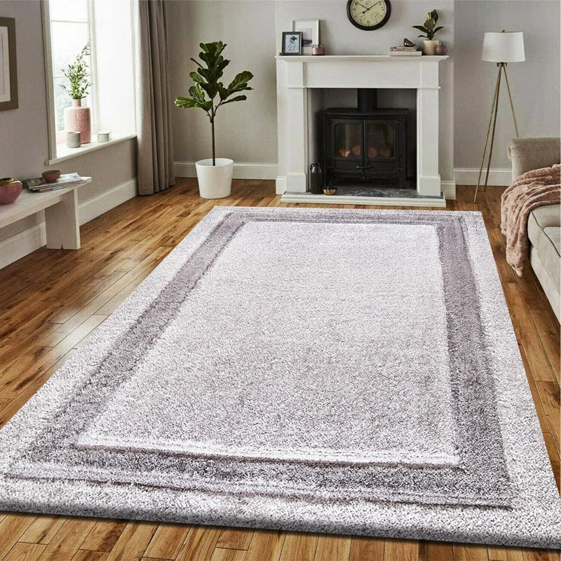 Yettem Solid Colour Shag Area Rug