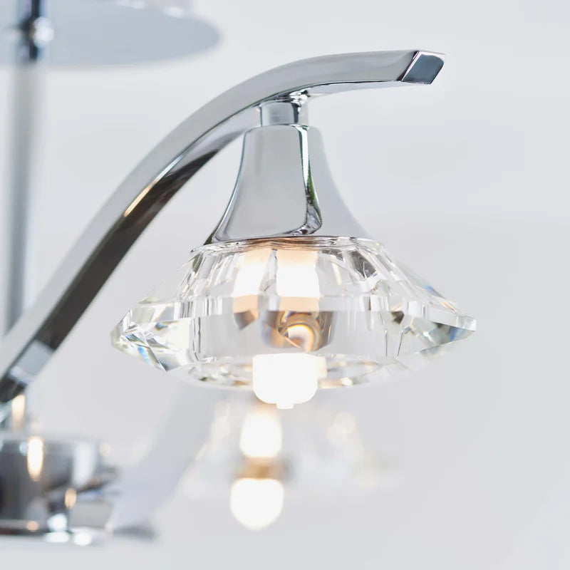 Ziva Glass Semi Flush Mount