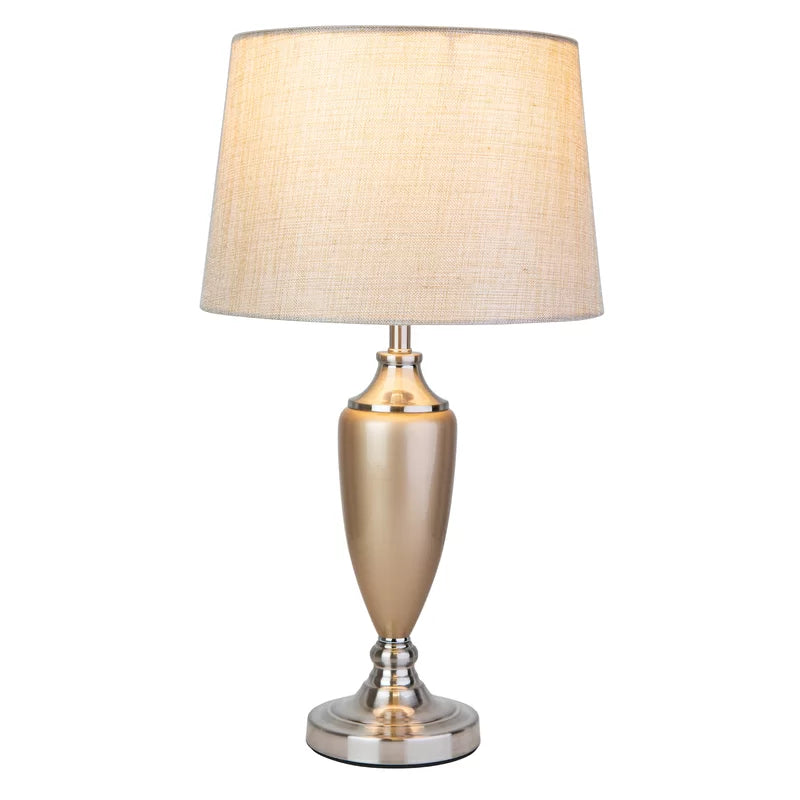 Zellner 53Cm Classic Gold Silver Table Lamp