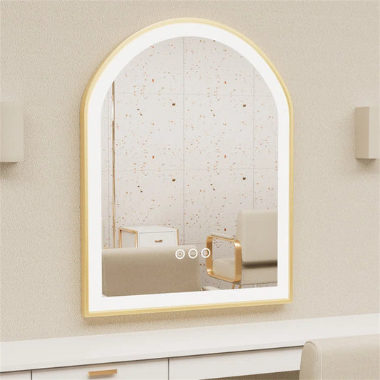 Wall Mirror Aluminium Arch LED Wall Mirror