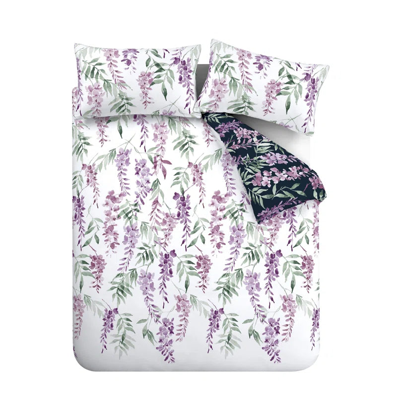 Wister Floral Reversible Duvet Cover Set with Pillowcases