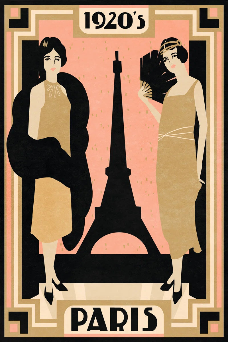 1920'S Paris I by Annie Warren - Wrapped Canvas Print