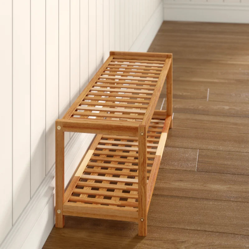 Walnut Shoe Rack