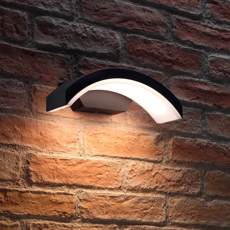 Willacy Black 12.8Cm H Integrated LED Outdoor Flush Mount