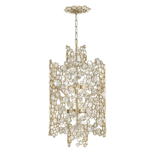 Zarate 2-Light Crystal Rectangle Pendant