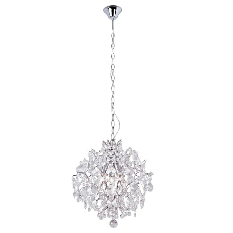 3-Light Crystal Chandelier