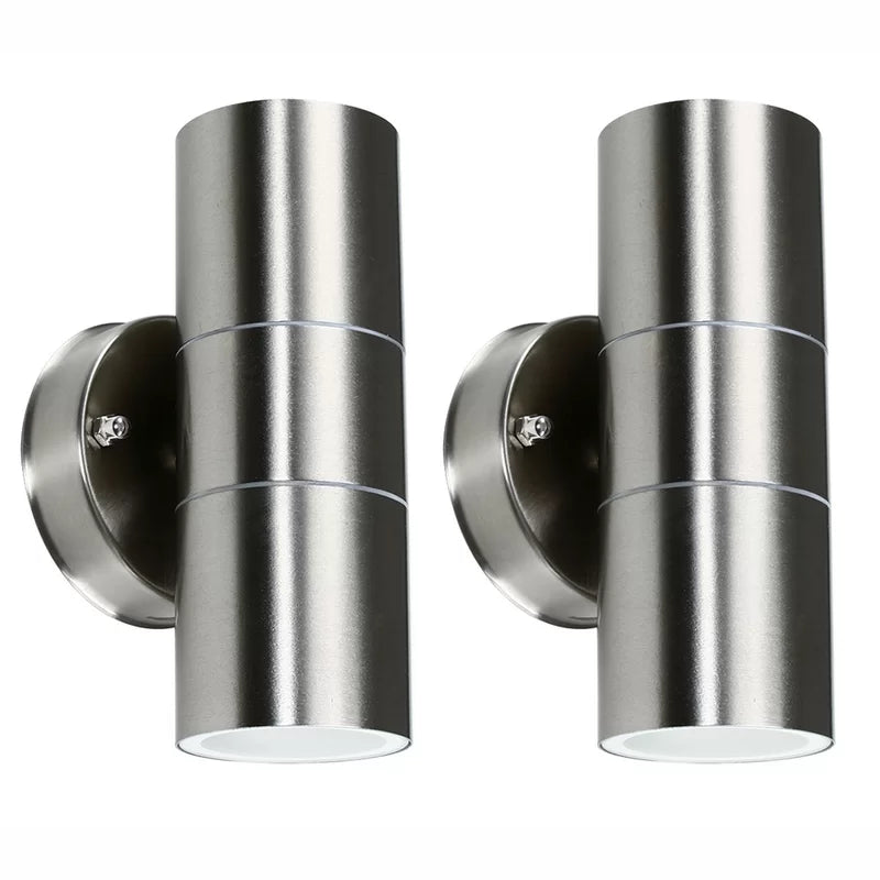 Zoel Brushed Chrome 4 - Bulb Outdoor Armed Sconce