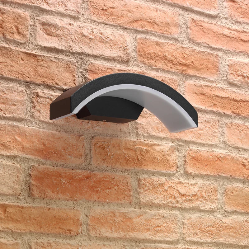 Willacy Black 12.8Cm H Integrated LED Outdoor Flush Mount