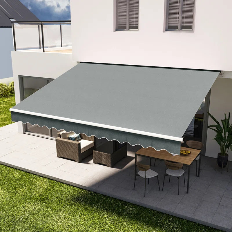 350Cm W X 300Cm D Retractable Patio Awning