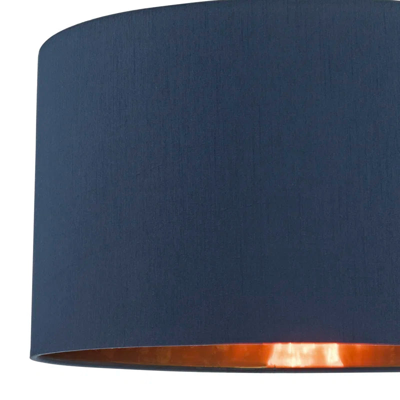 22.5Cm H Faux Silk Drum Pendant Shade ( Uno )