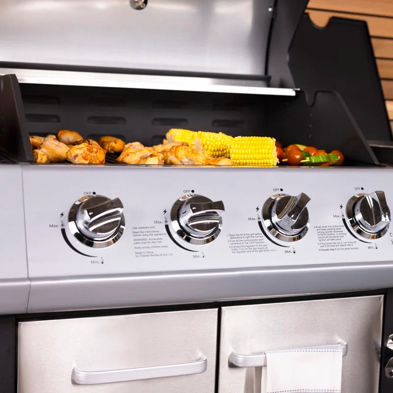 129.5Cm Carbonell 5 Built-In Gas Barbecue Grill