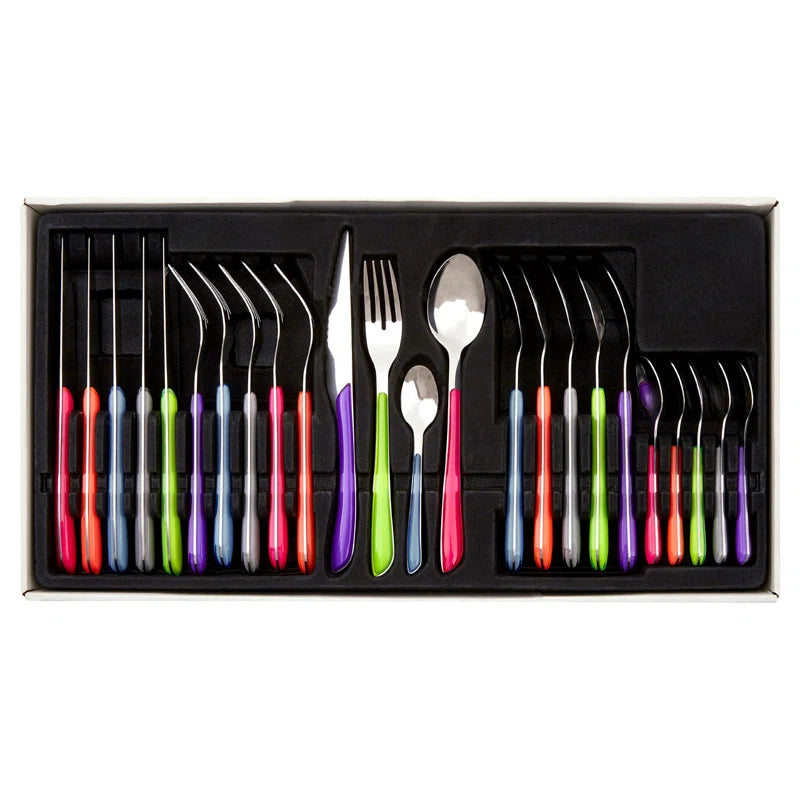 24 Piece Stainless Steel Cutlery Set , Service for 6