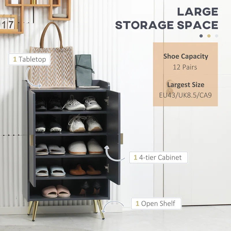 15 Pair Shoe Storage Cabinet